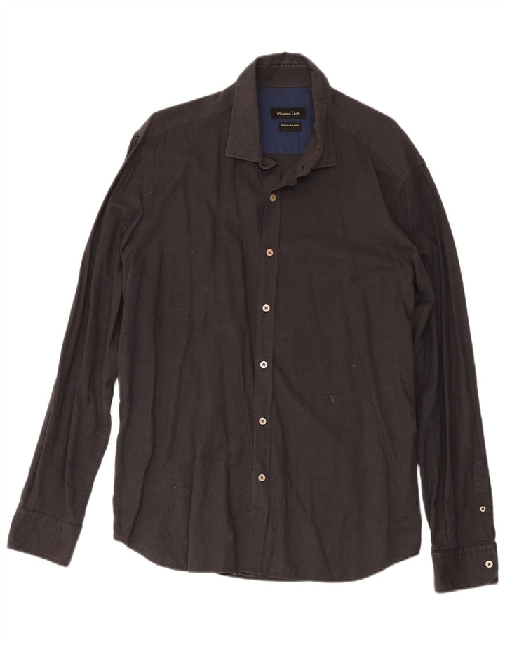 Camicia da uomo Massimo Dutti 2XL Grigia