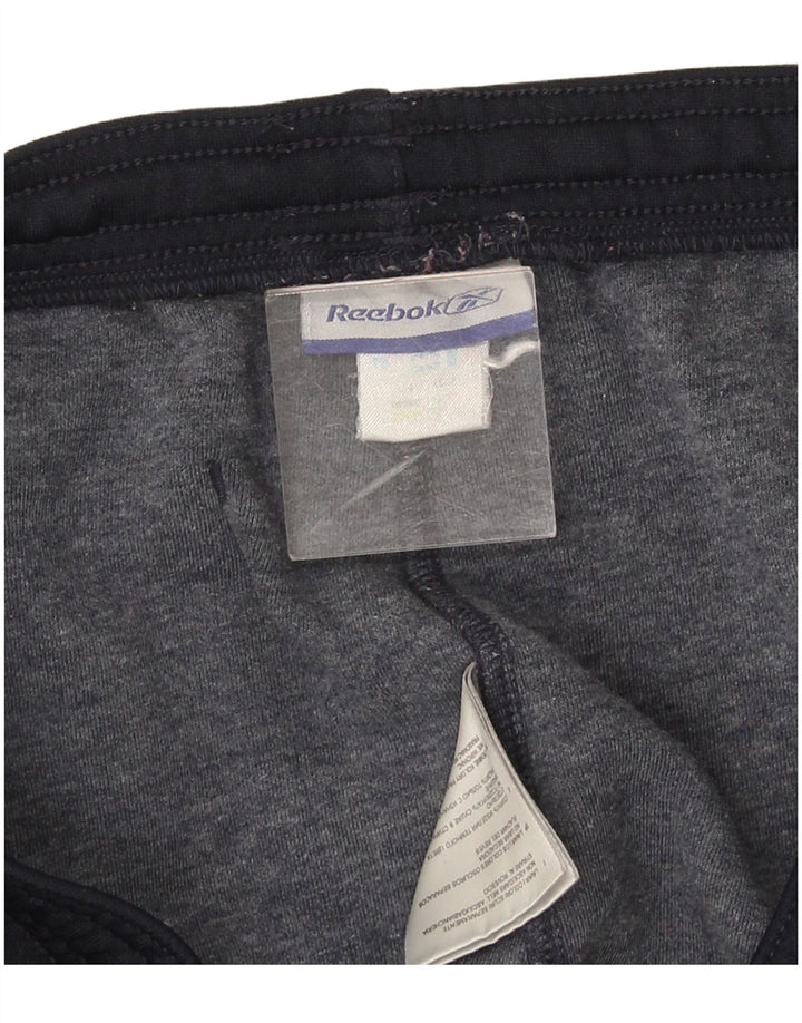 Pantaloni da tuta da donna Reebok UK 8 Small Blu Navy Poliestere