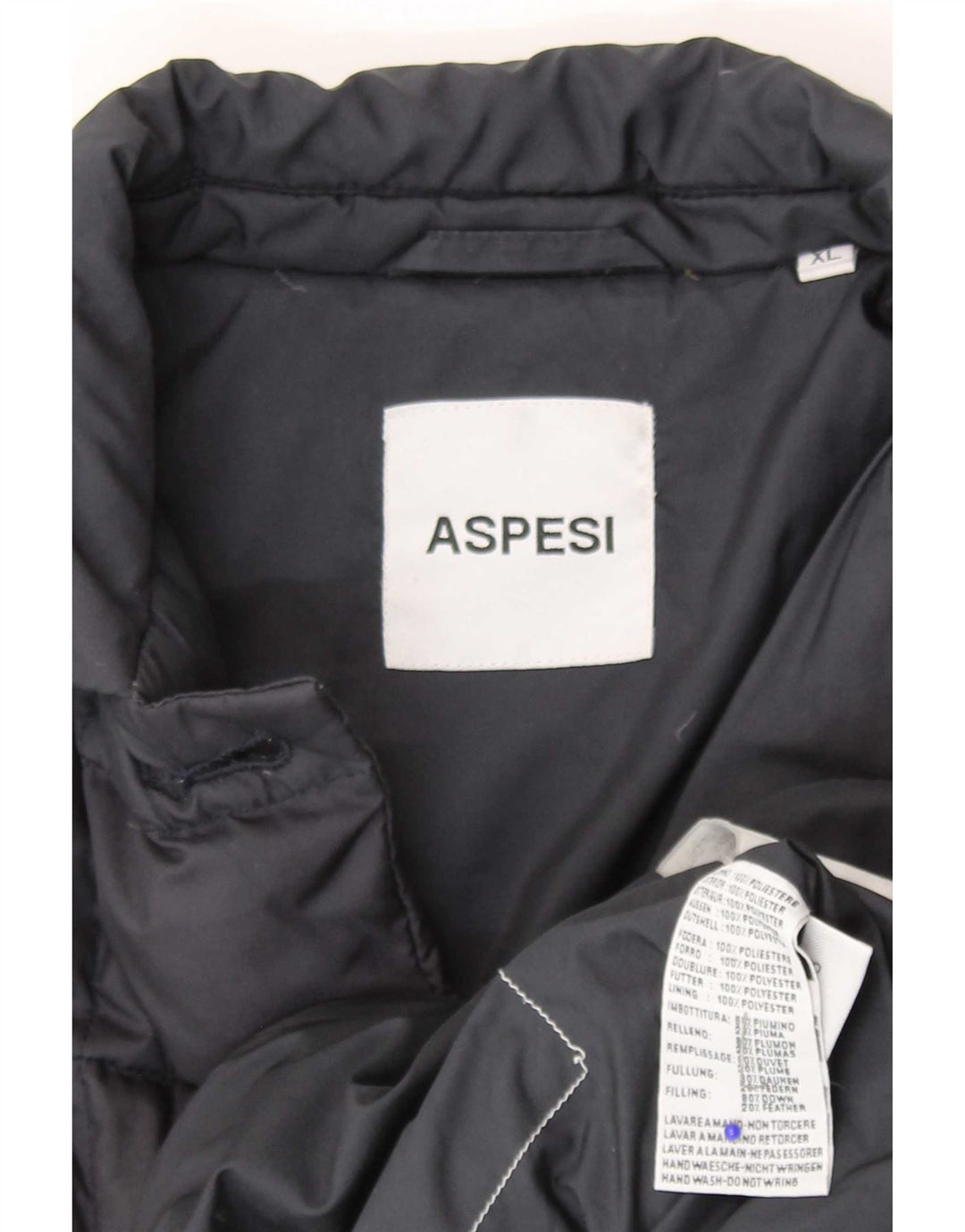 Giacca imbottita da donna Aspesi UK 18 XL Blu Navy