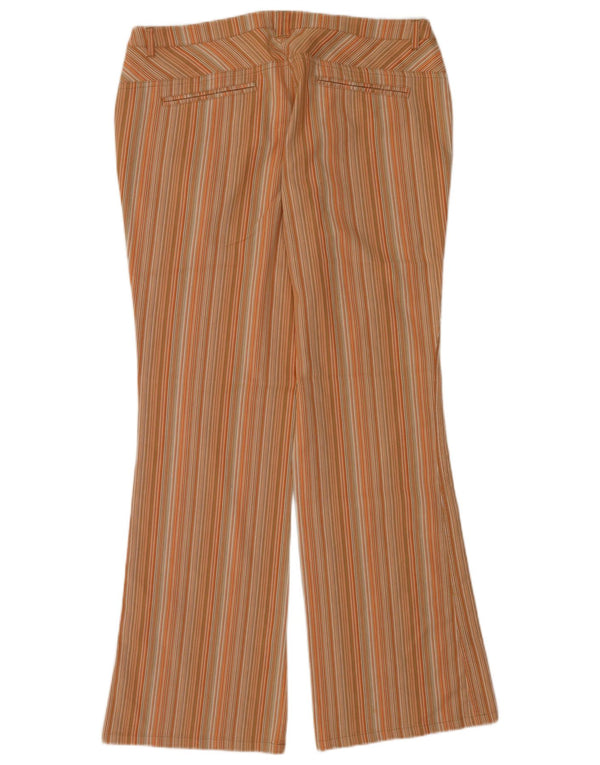 Pantaloni casual svasati da donna Lerros EU 44 XL W34 L32 Cotone a righe arancioni