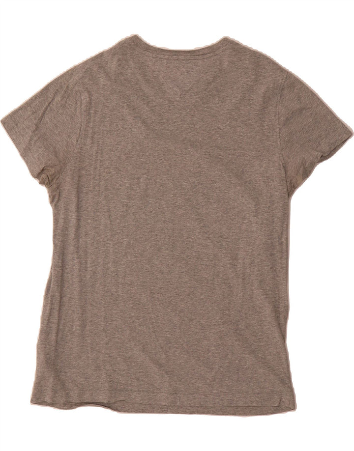TOMMY HILFIGER Mens T-Shirt Top XL Grey Cotton Vintage Tommy Hilfiger and Second-Hand Tommy Hilfiger from Messina Hembry 