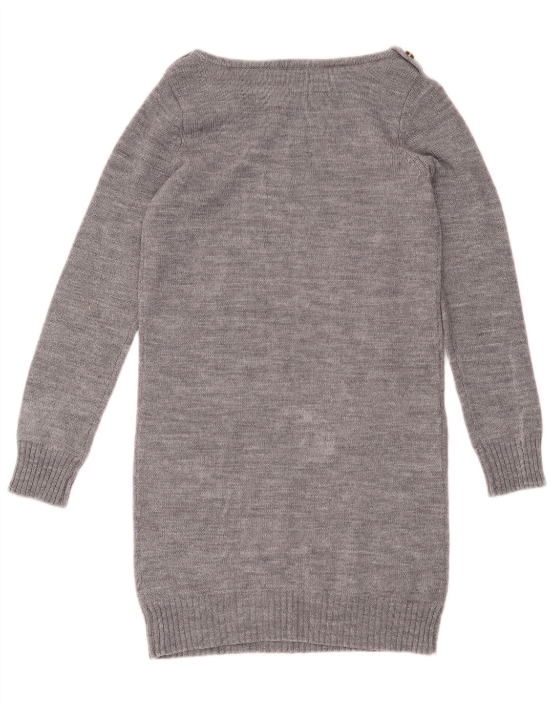 Abito maglione da donna Oasis UK 10 Small Lana screziata grigia