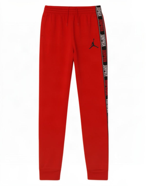 Pantaloni da tuta con grafica Jordan da ragazzo, pantaloni da jogging, 13-14 anni, XL, poliestere rosso
