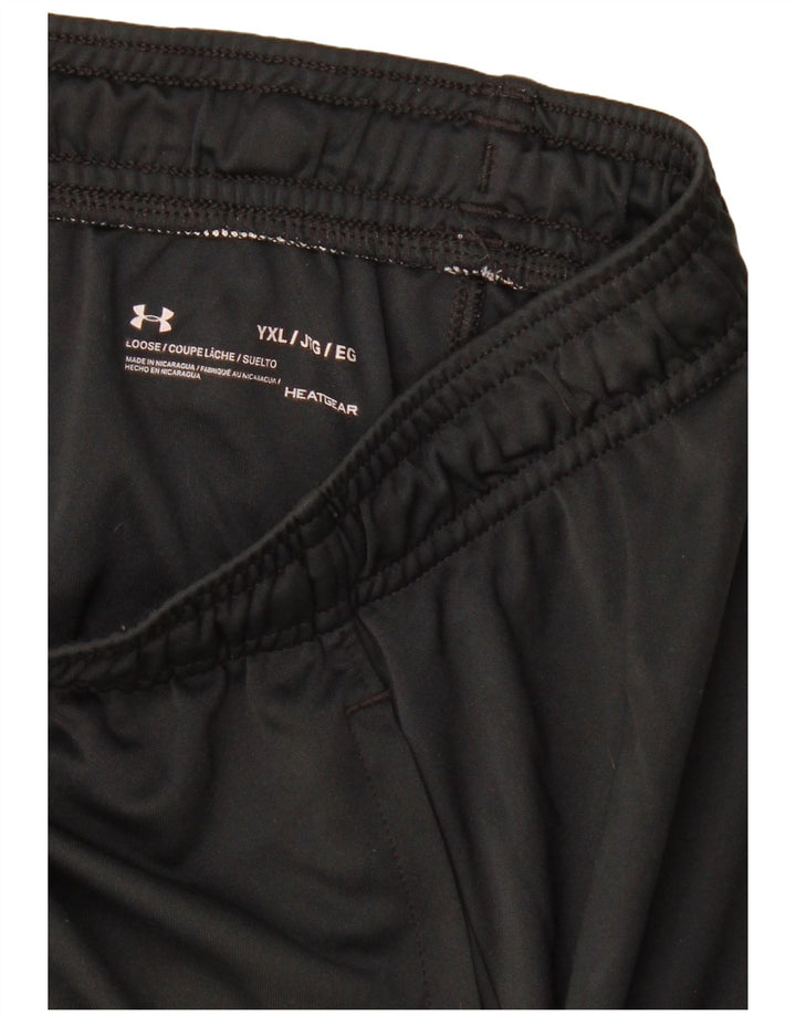 Pantaloncini sportivi UNDER ARMOUR Heat Gear Graphic da ragazzo 13-14 anni XL neri