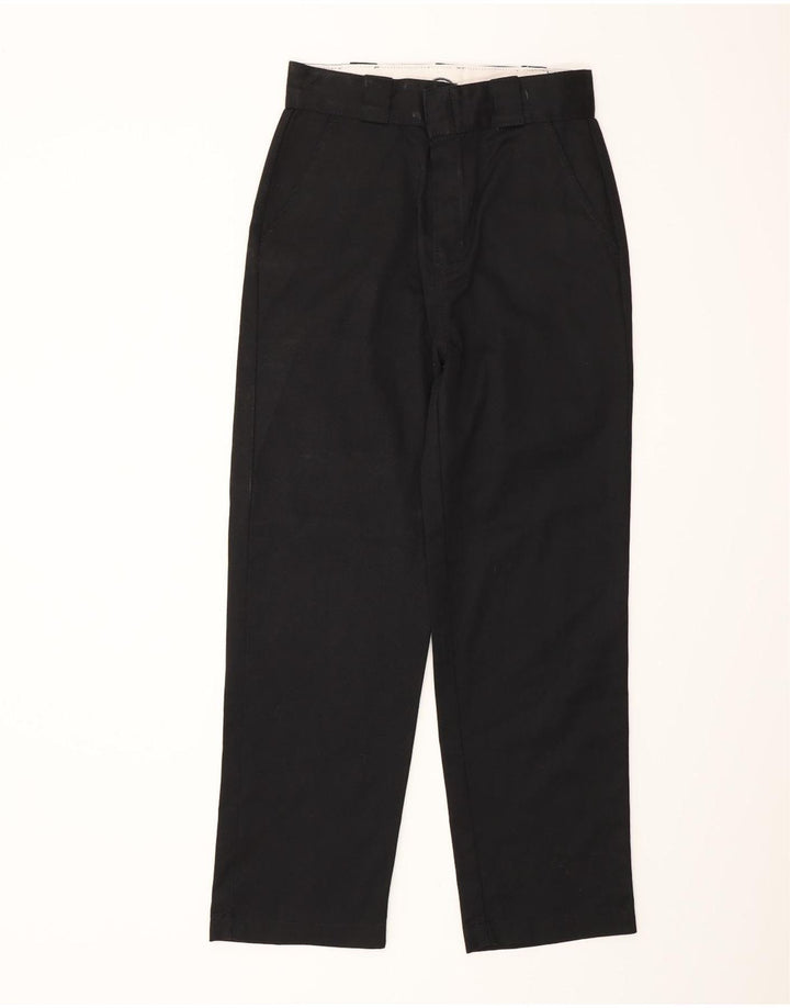 DICKIES Pantaloni chino dritti da donna W27 L26 poliestere nero