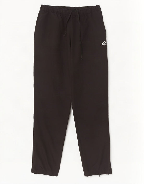 Pantaloni da tuta Adidas Climalite da uomo, pantaloni da jogging, grandi, in poliestere nero