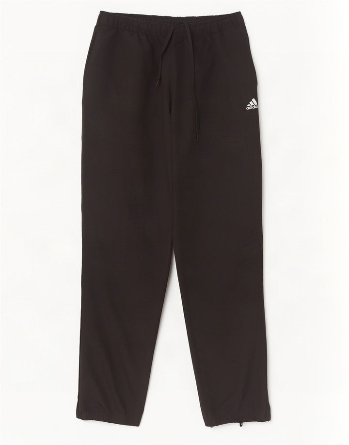 Pantaloni da tuta Adidas Climalite da uomo, pantaloni da jogging, grandi, in poliestere nero