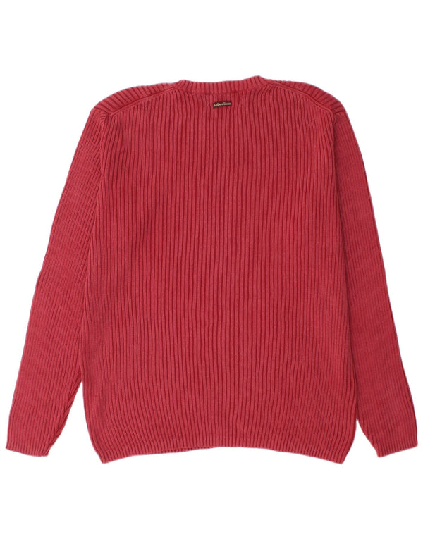 Maglione maglione girocollo da uomo Marlboro Classics XL rosso cotone