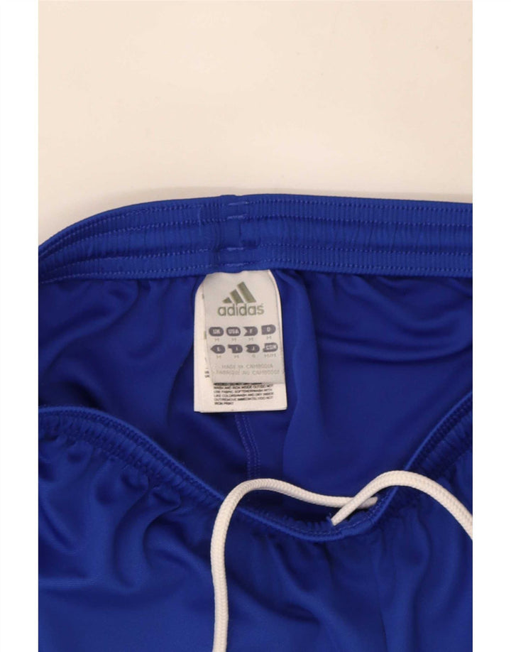 Pantaloncini sportivi Adidas Climalite da uomo in poliestere blu medio