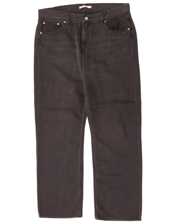 Jeans dritti da uomo Levi's W32 L30 cotone grigio