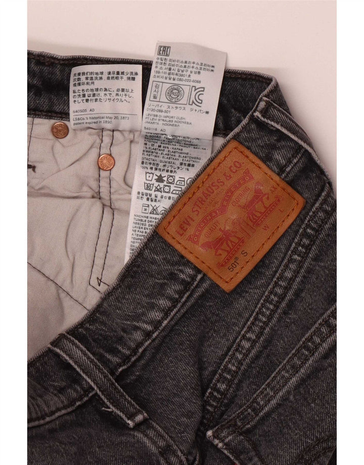 Jeans Levi's 501 Slim da donna W28 L28 in cotone grigio