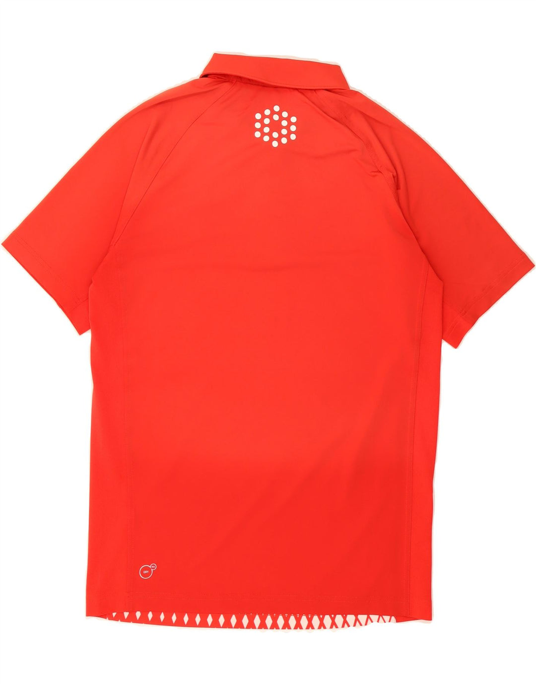 PUMA Mens Polo Shirt Small Red Argyle/Diamond Vintage Puma and Second-Hand Puma from Messina Hembry 