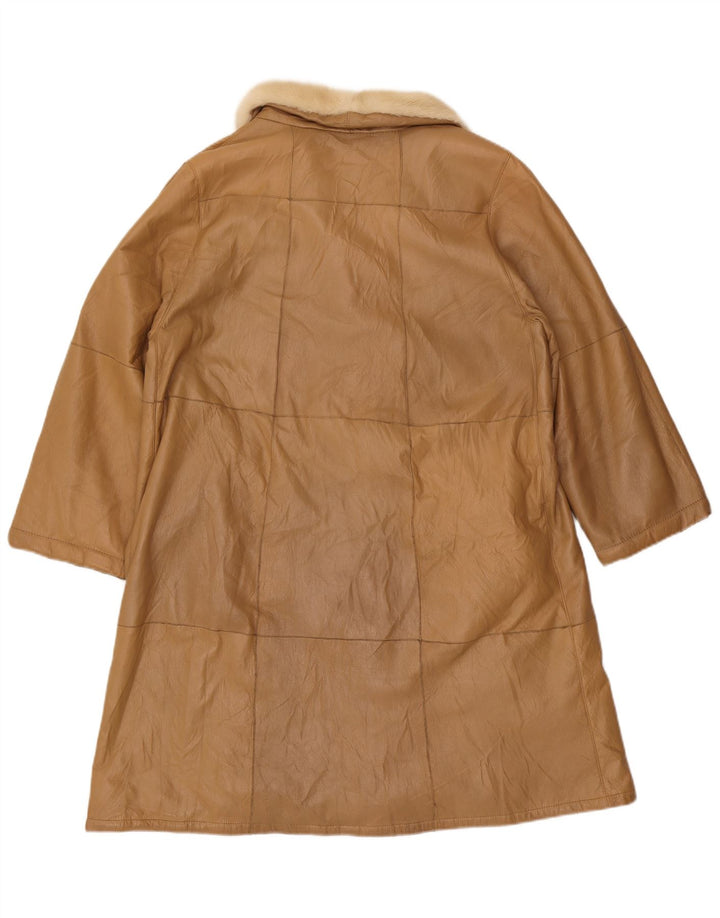 Cappotto in shearling da donna VINTAGE IT 44 Beige medio