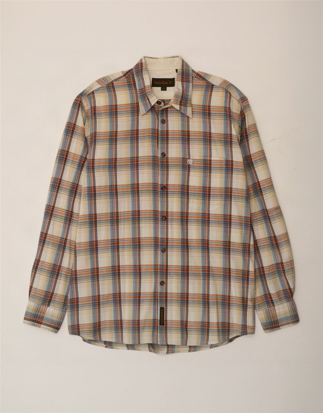 Camicia da uomo Timberland XL a quadri beige