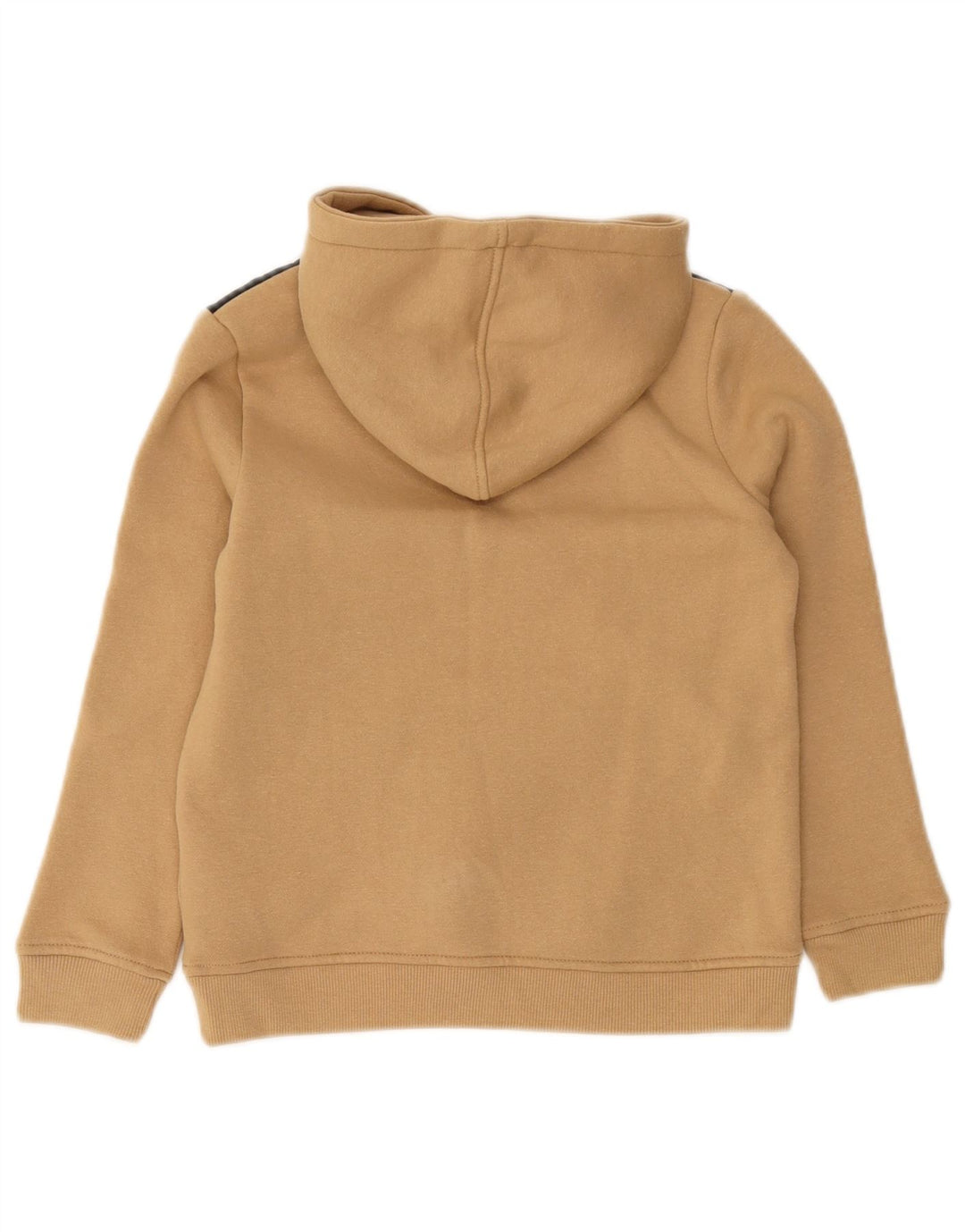 Felpa con cappuccio grafica GUESS per ragazzi 7-8 anni in cotone color block beige
