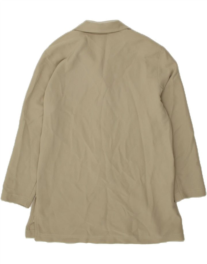LIBRA Womens Overcoat UK 10 Small Beige Polyester Vintage Libra and Second-Hand Libra from Messina Hembry 