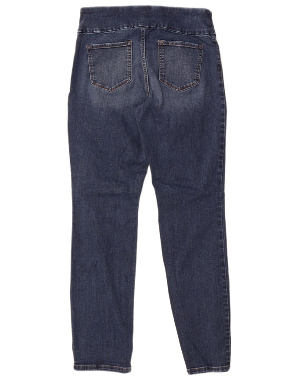 Jeans slim Lee scolpiti da donna a vita media US 12 Large W30 L30 cotone blu