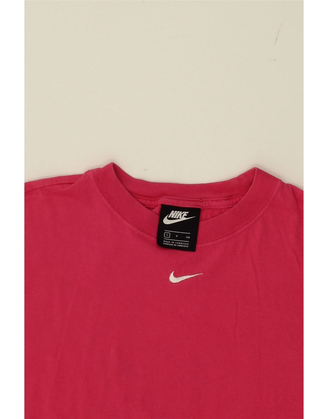 NIKE Mens T-Shirt Top Small Pink Cotton Vintage Nike and Second-Hand Nike from Messina Hembry 