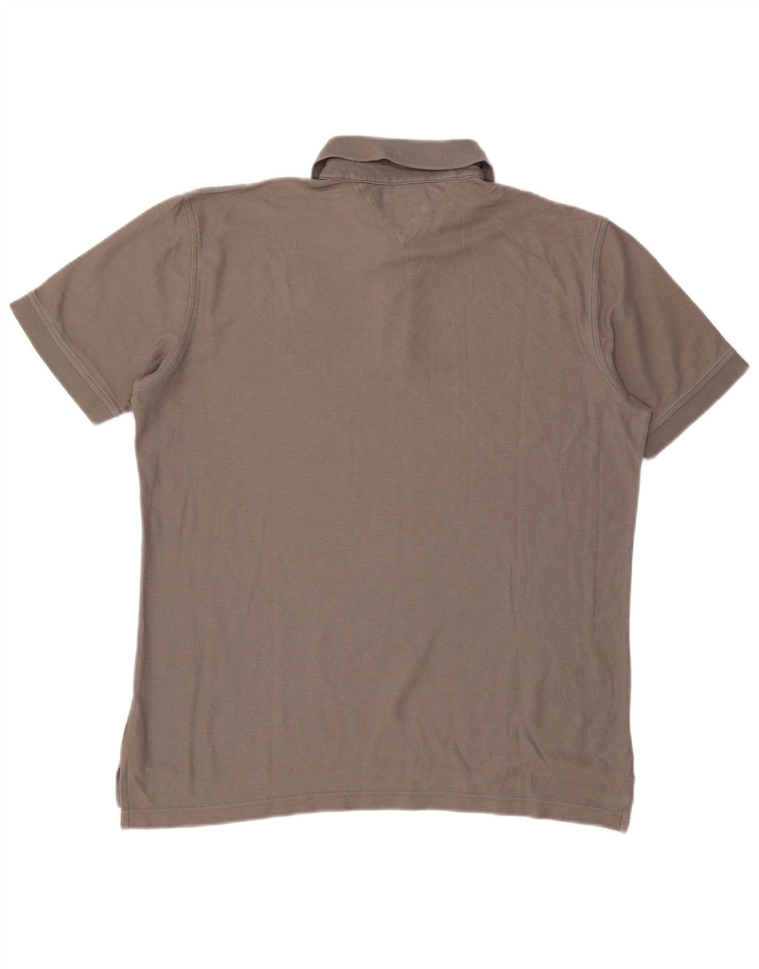 Polo da uomo vestibilità regolare Tommy Hilfiger XL in cotone grigio
