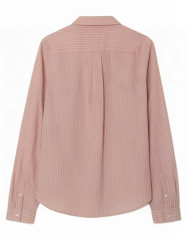 Camicia da donna Jack Wills UK 10 piccolo cotone gessato viola