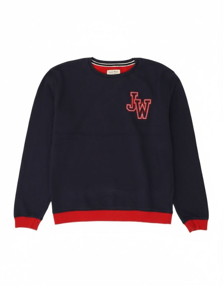 Felpa per ragazze Jack Wills 14-15 anni blu navy College