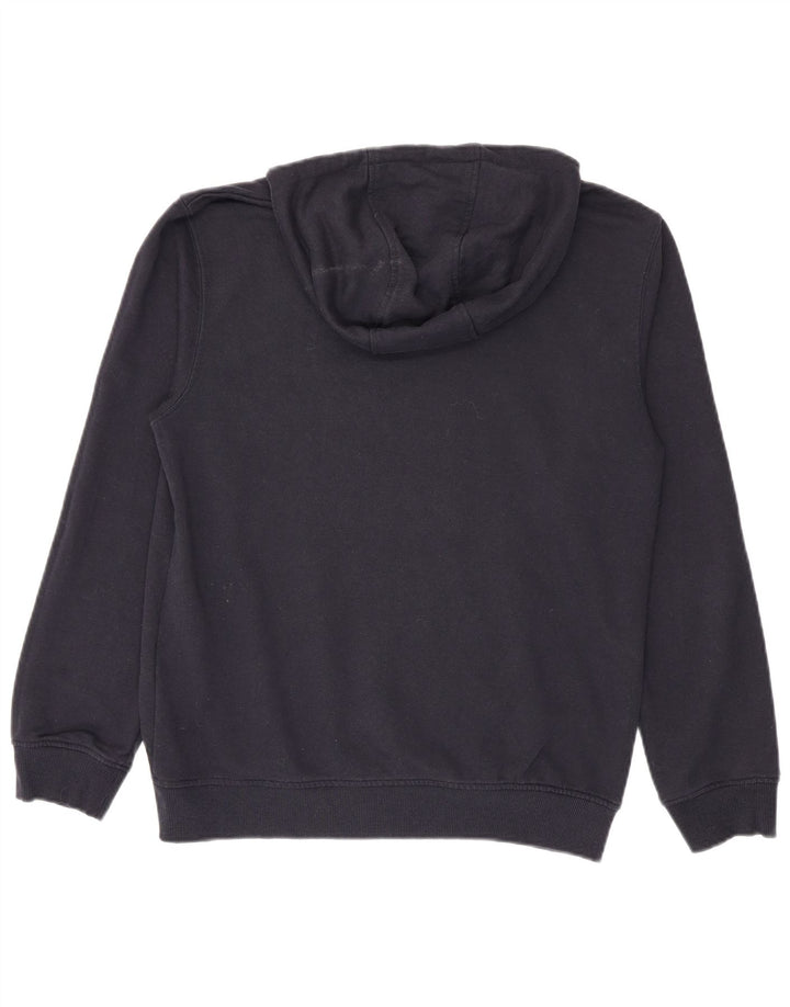 Maglione con cappuccio da uomo Lotto in cotone medio blu navy