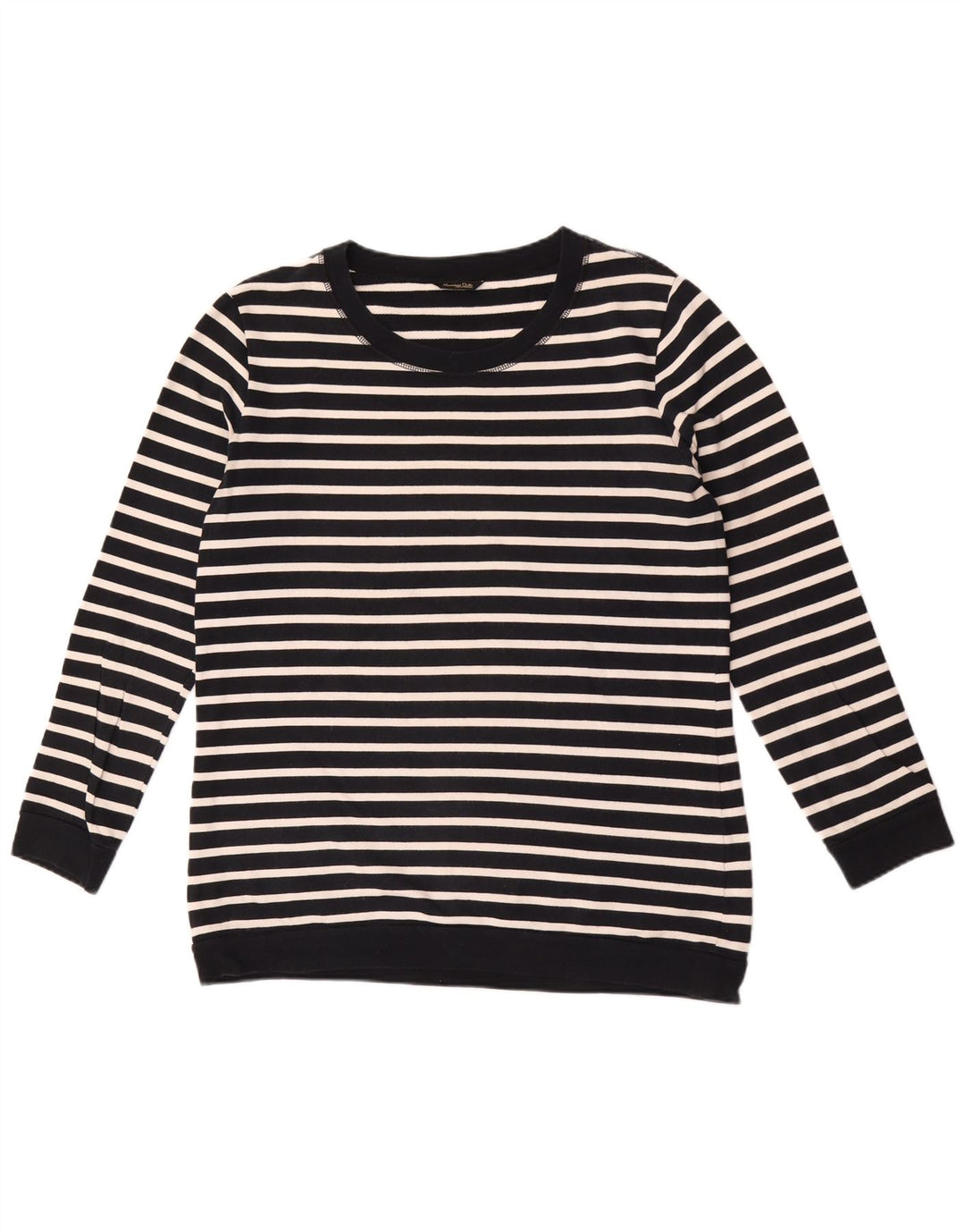 Felpa da donna Massimo Dutti maglione US 8 medio blu navy a righe
