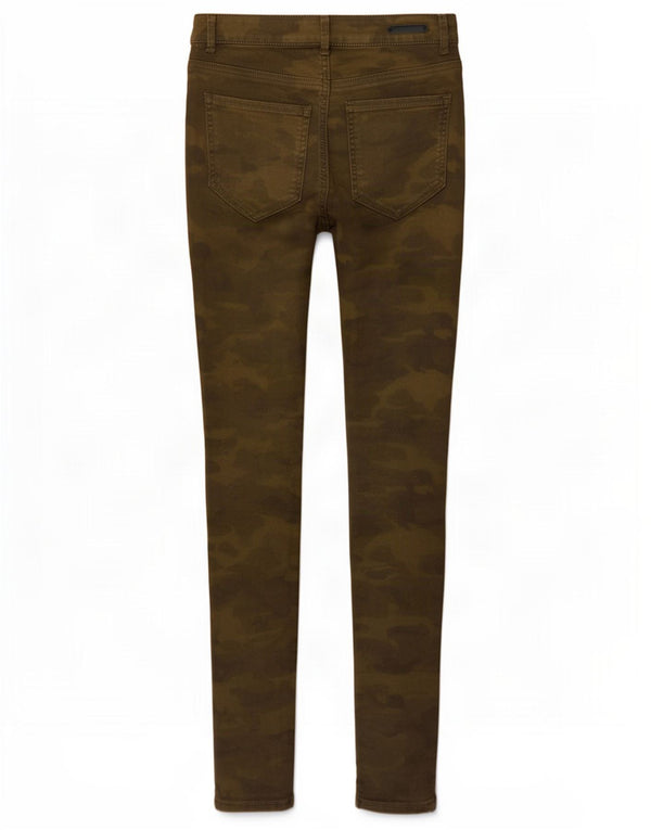 Jeans skinny da donna Zara EU 36 XS W26 L28 mimetico kaki