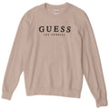 Guess Felpa con grafica da uomo Maglione Medium White Poliestere