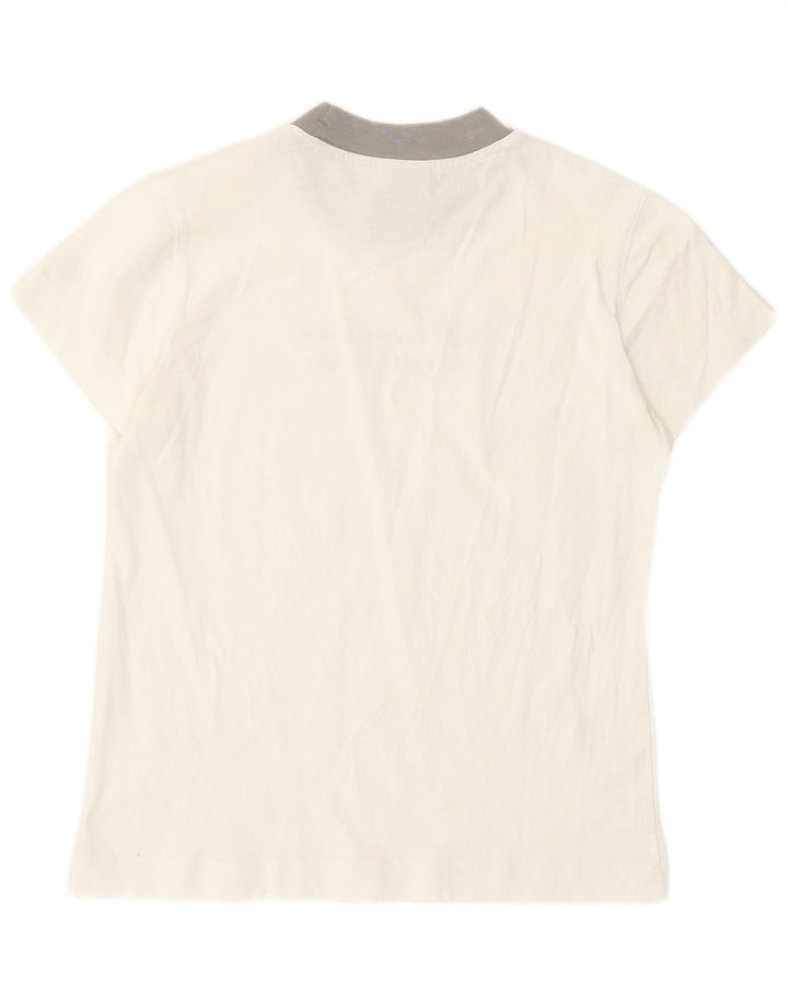 T-shirt grafica da donna Champion Top UK 10 piccola bianca