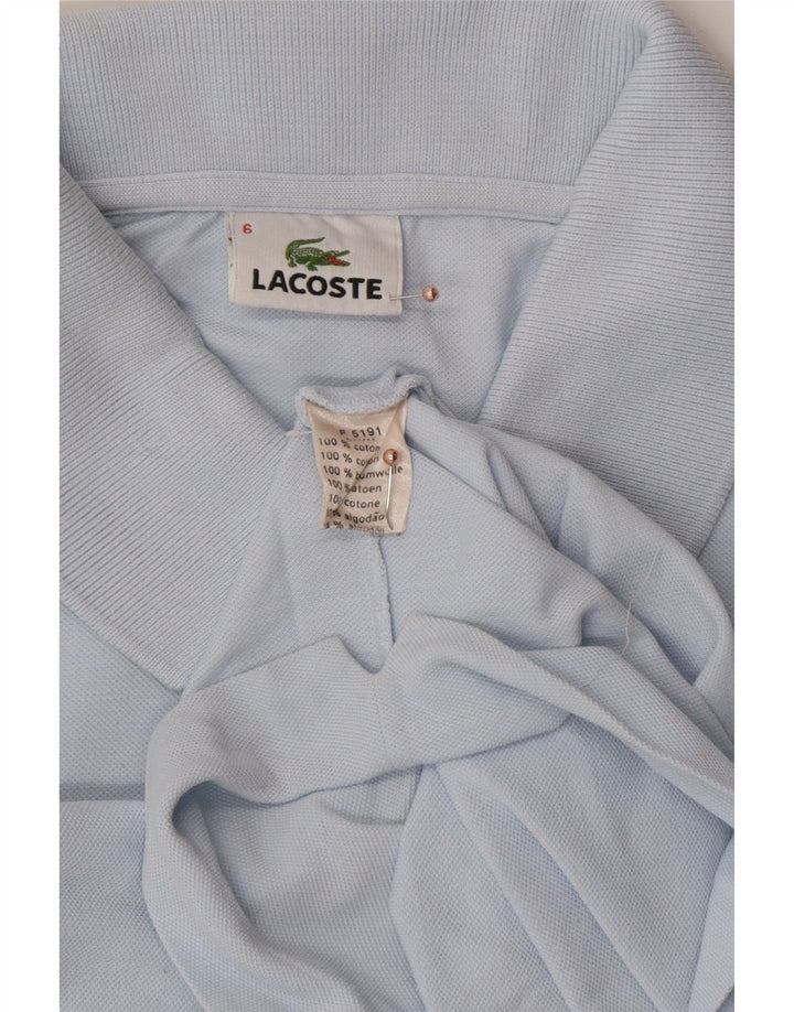 Polo da uomo LACOSTE taglia 6 XL in cotone blu