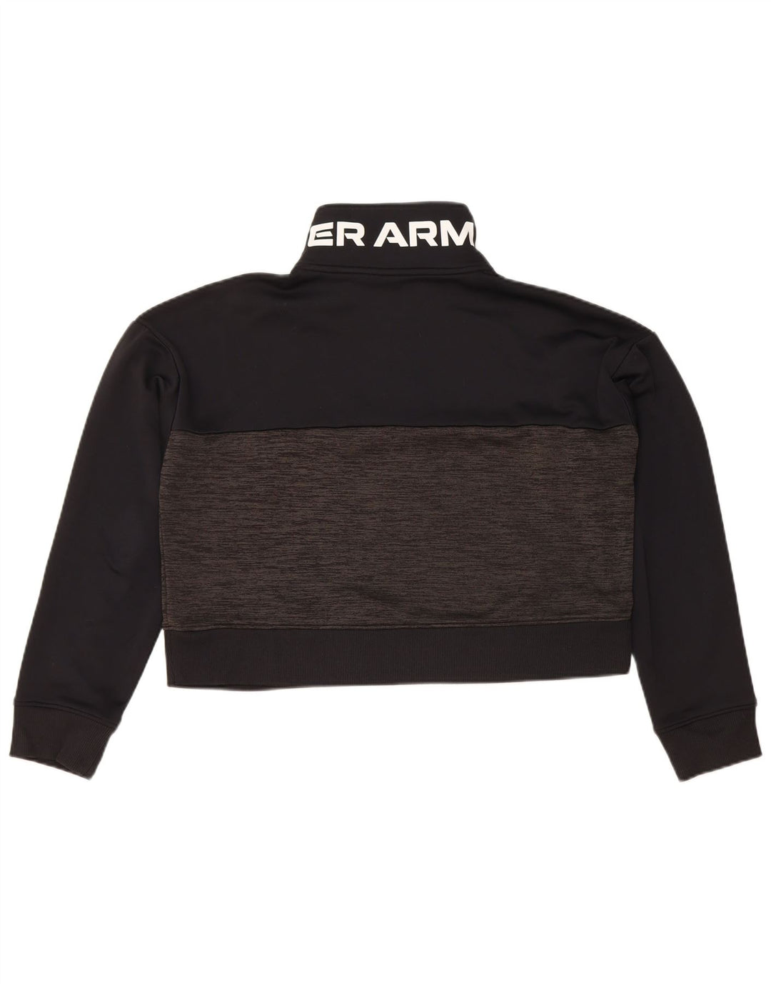Felpa con grafica corta da donna Under Armour UK 14 media nera