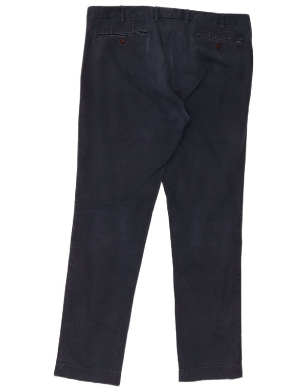 Pantaloni chino slim fit da uomo Polo Ralph Lauren W34 L32 cotone blu navy