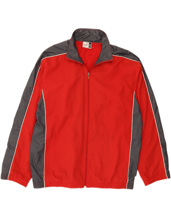 Giacca da tuta da uomo Puma XL rossa color block