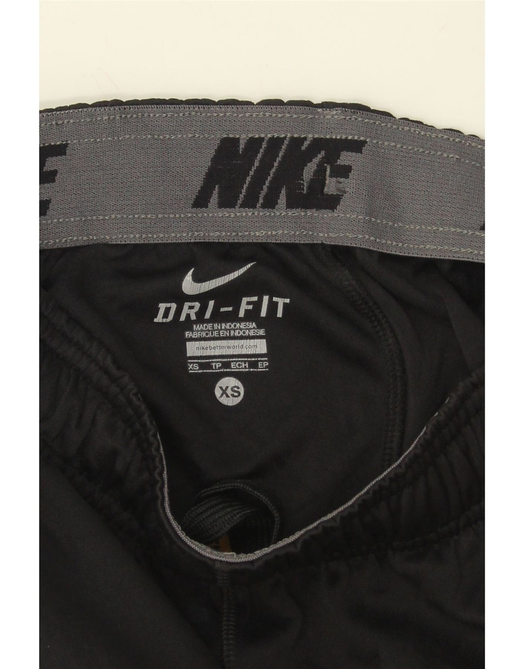 NIKE Mens Dri Fit Tracksuit Trousers XS  Black Polyester Vintage Nike and Second-Hand Nike from Messina Hembry 