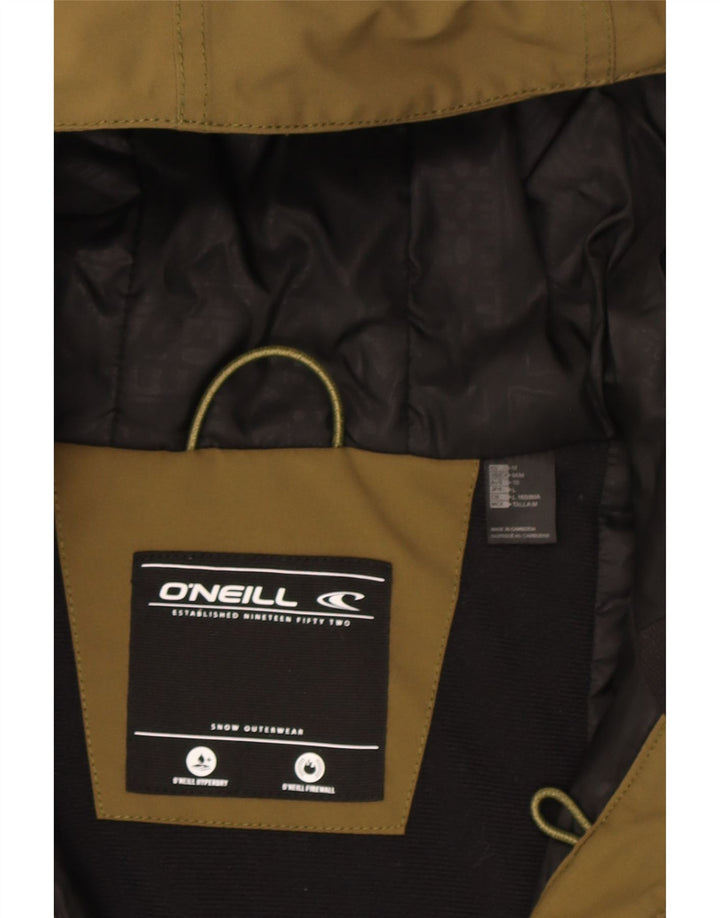 Giacca parka con cappuccio da donna O'Neill UK 14 grande poliestere kaki