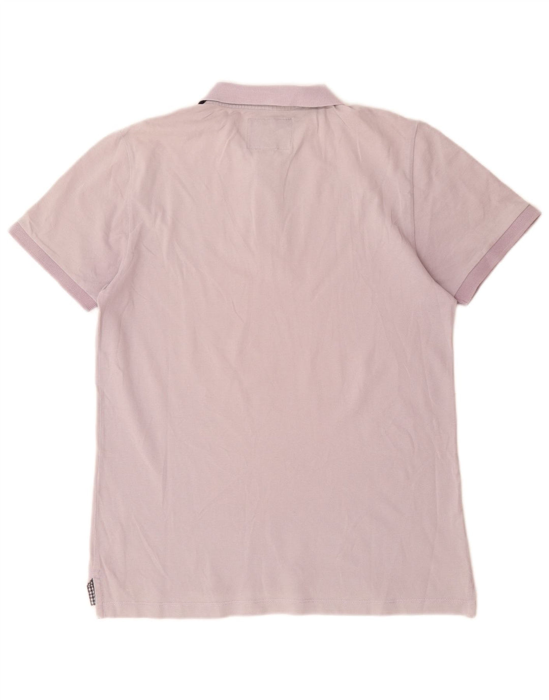 Polo da uomo Woolrich in cotone viola medio