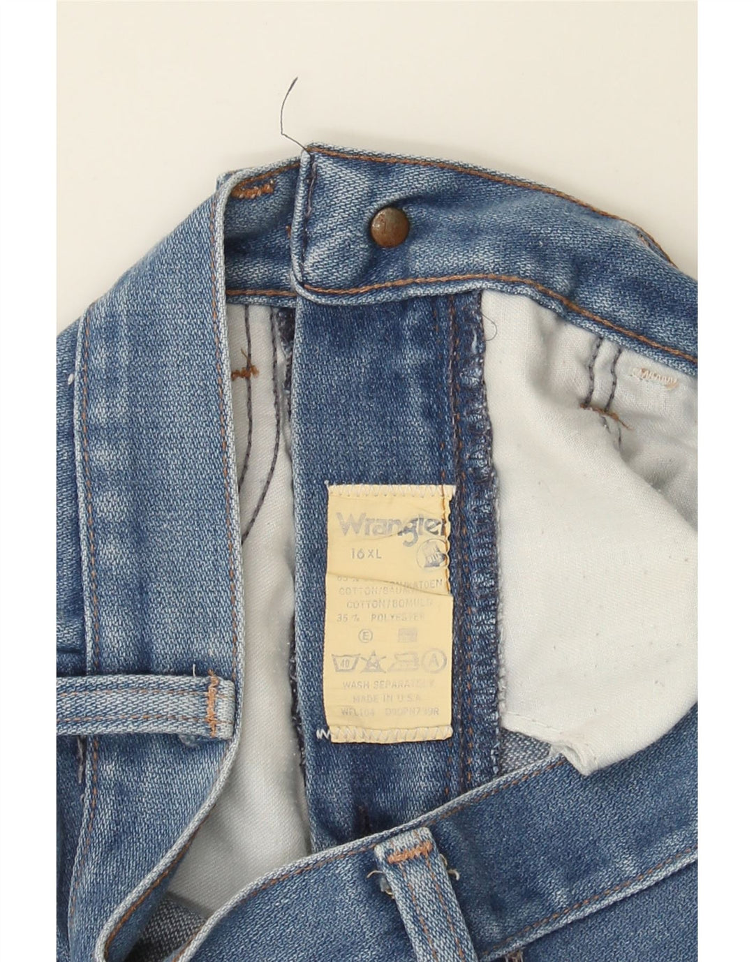 Girls Bootcut Jeans 15-16 Years XL W24 L27 Vintage Wrangler and Second-Hand Wrangler from Messina Hembry 