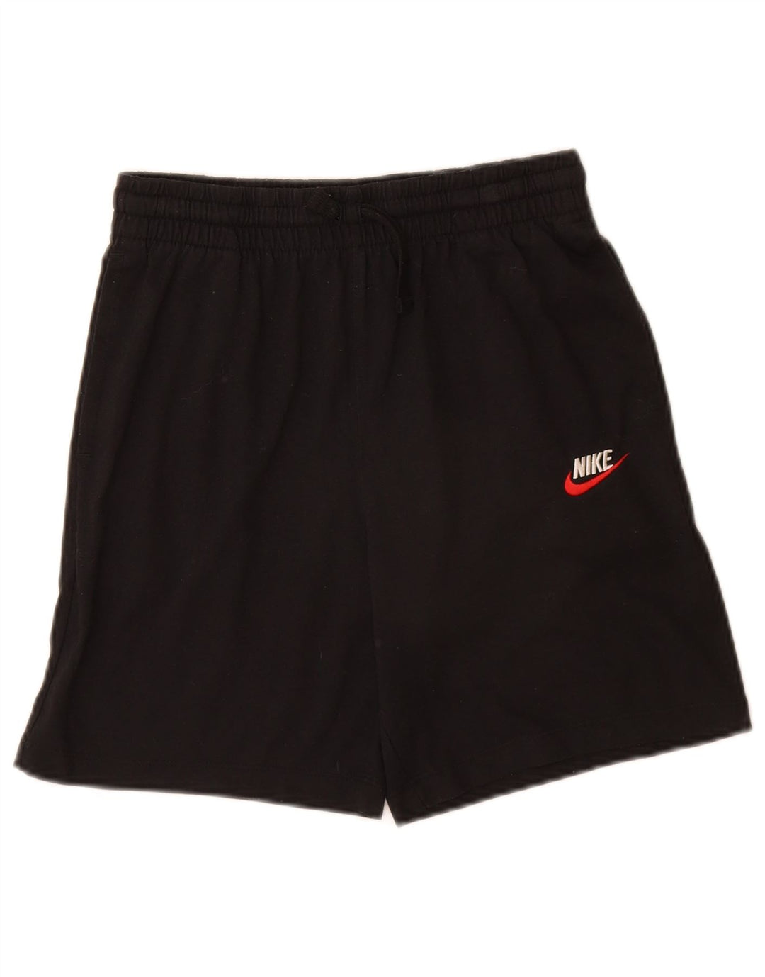 Pantaloncini sportivi Nike da bambino con vestibilità standard, 12-13 anni, grandi, neri, in poliestere