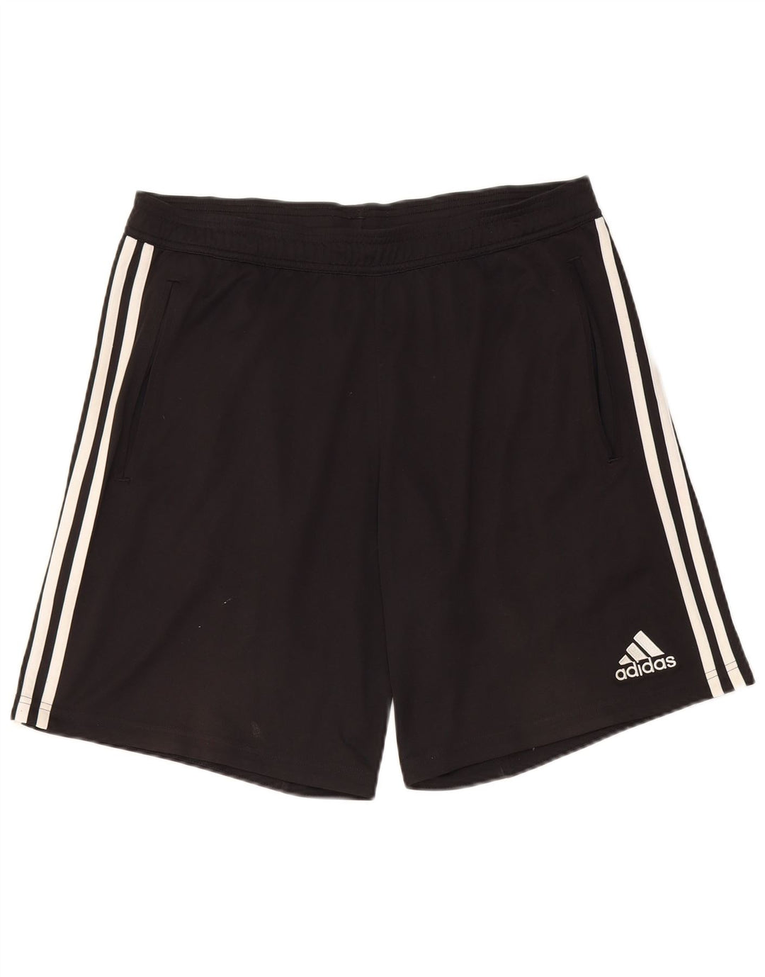 Pantaloncini sportivi Adidas Climacool da uomo grandi in poliestere color block nero