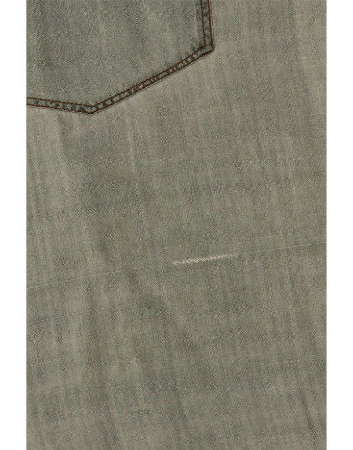 Ball On Camicia da donna Taglia 38 Seta verde medio
