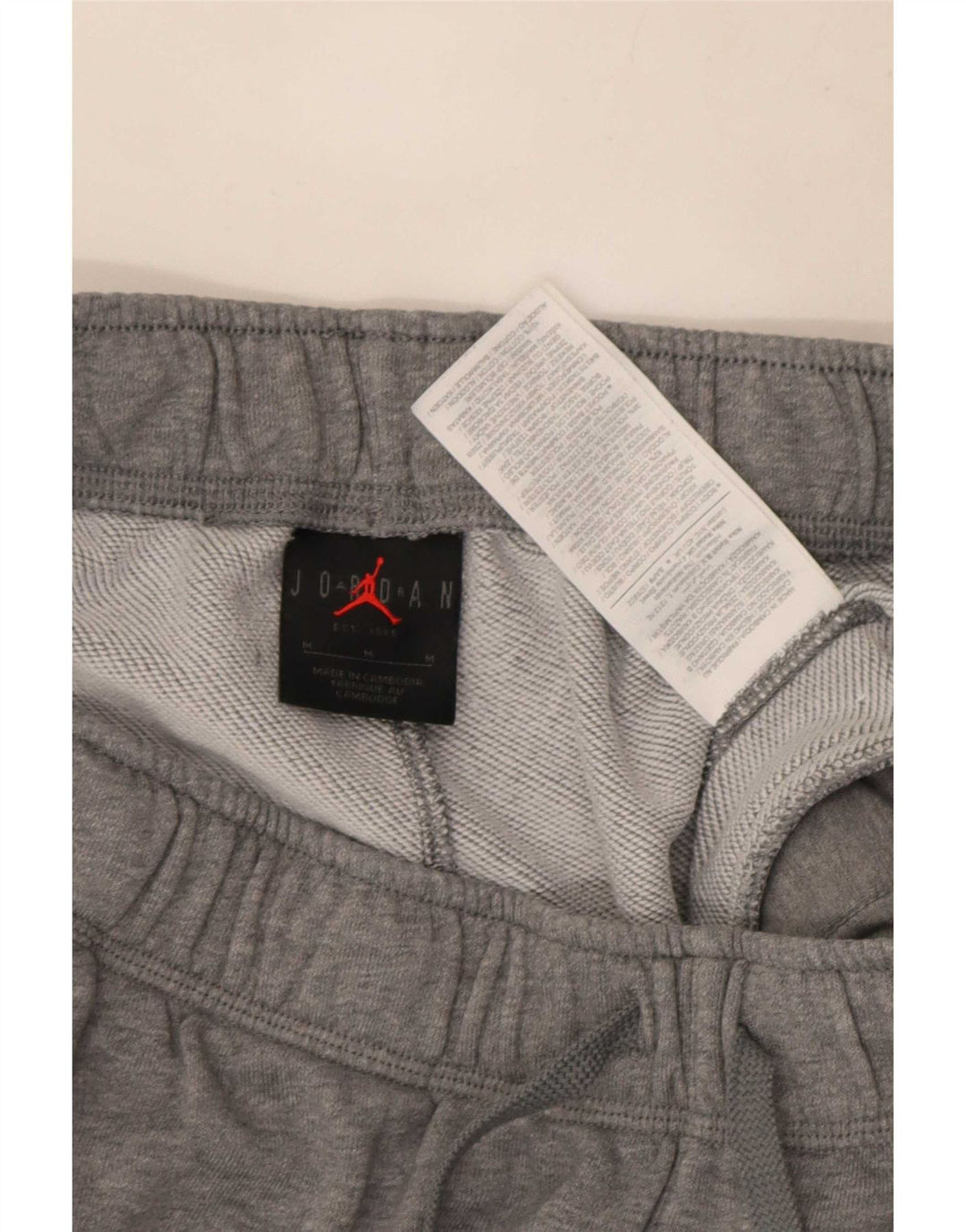 Pantaloni da tuta da uomo Jordan Joggers in cotone grigio medio