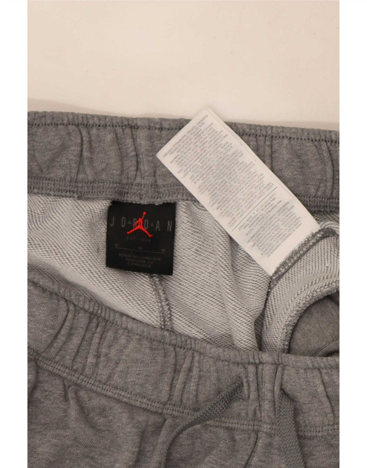Pantaloni da tuta da uomo Jordan Joggers in cotone grigio medio