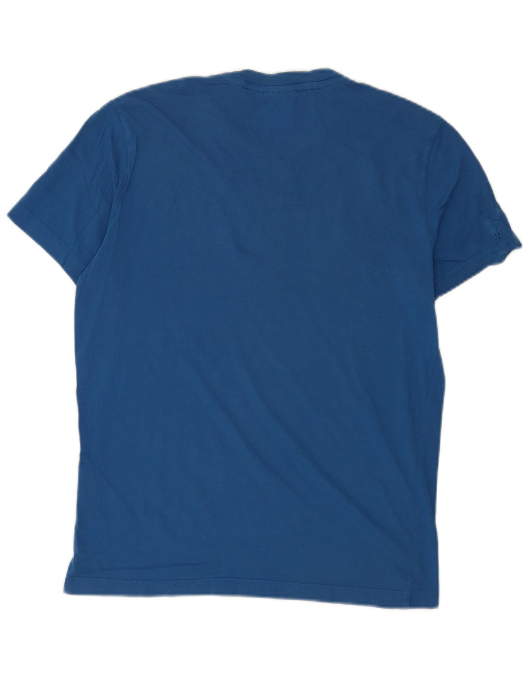 T-shirt grafica da uomo Champion Top piccola in cotone blu