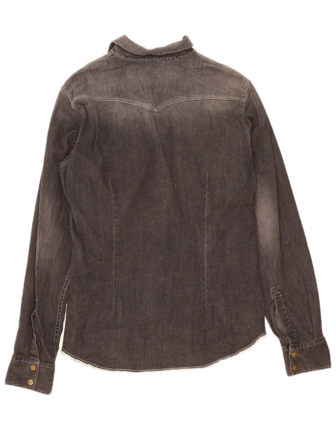 Camicia di jeans da uomo Lee XL in cotone grigio