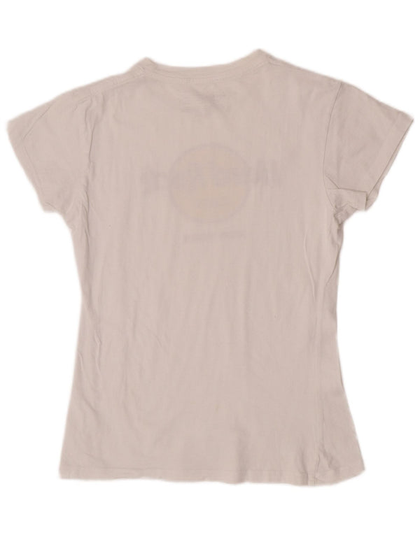 T-shirt grafica da donna New York Hard Rock Cafe UK 12 Medium White