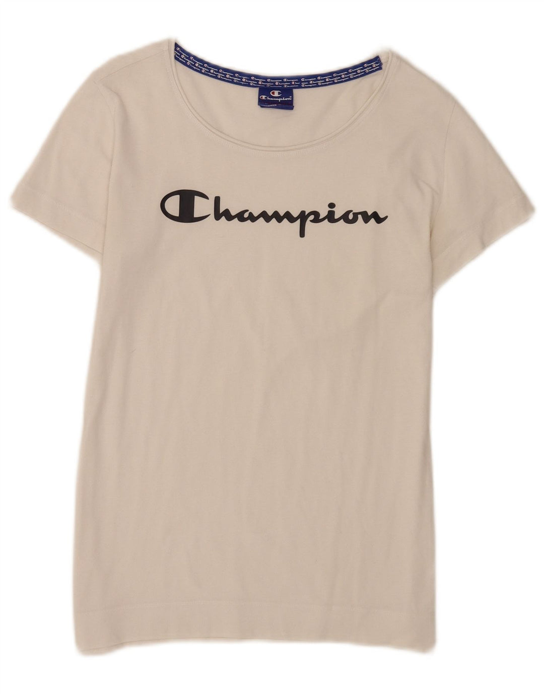 T-shirt grafica standard da ragazzo Champion, 9-10 anni, colore bianco medio