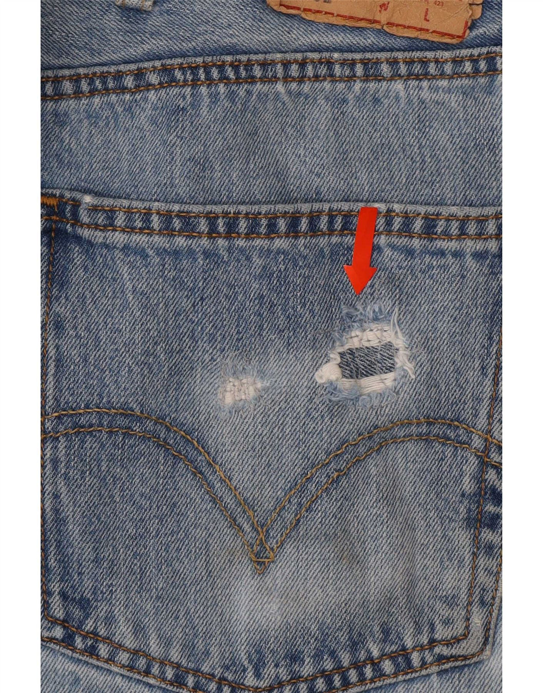 Levi's Uomo 501 Jeans dritti W46 L27 Cotone Blu