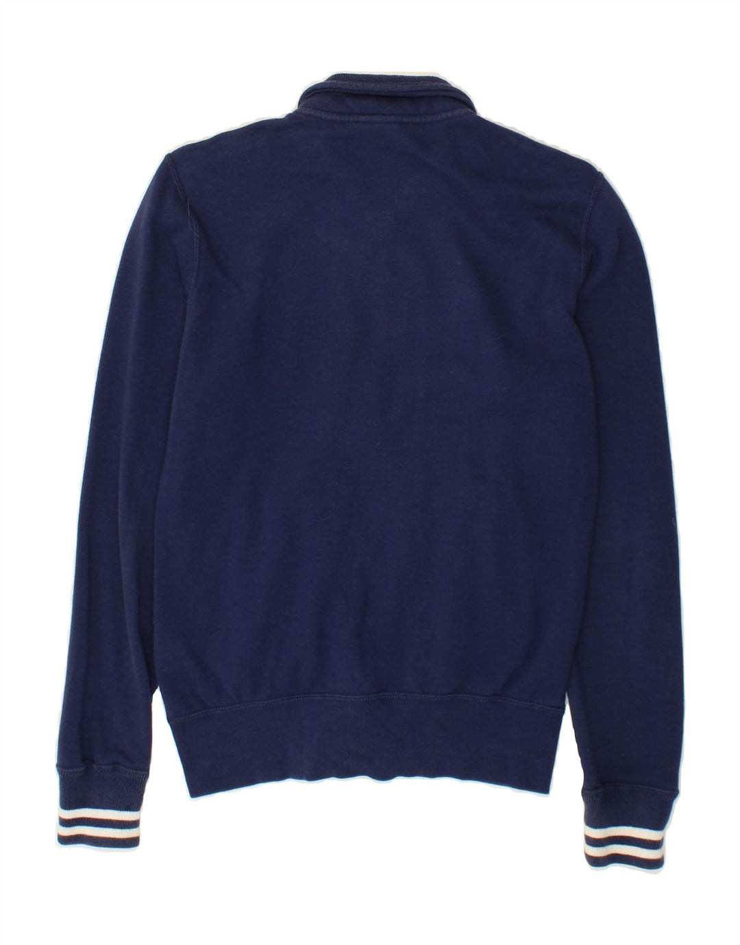 NIKE Womens Tracksuit Top Jacket UK 10 Small Navy Blue Cotton Vintage Nike and Second-Hand Nike from Messina Hembry 