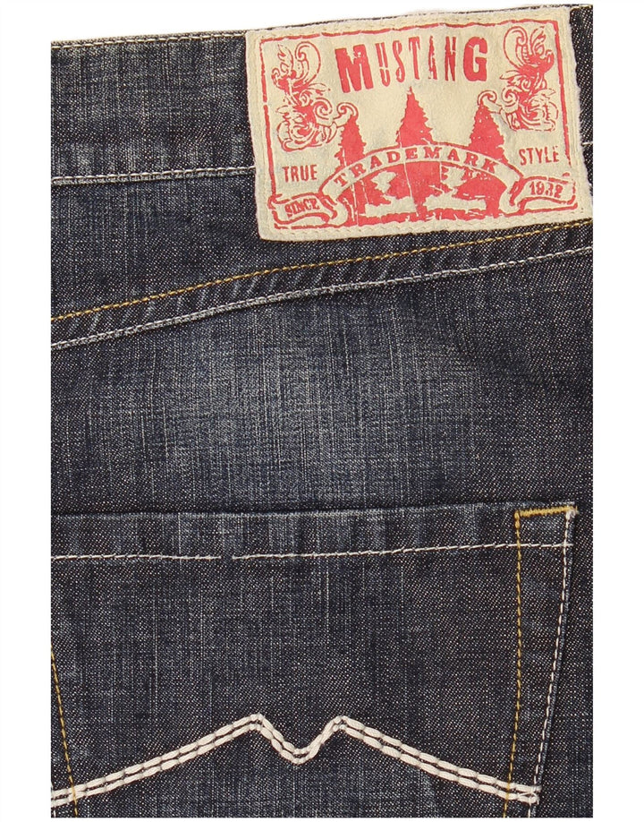 Gonna di jeans da donna Mustang W34 grande blu navy